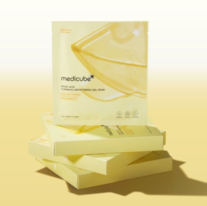Medicube KOJIC ACID TURMERIC BRIGHTENING GEL MASK BOX