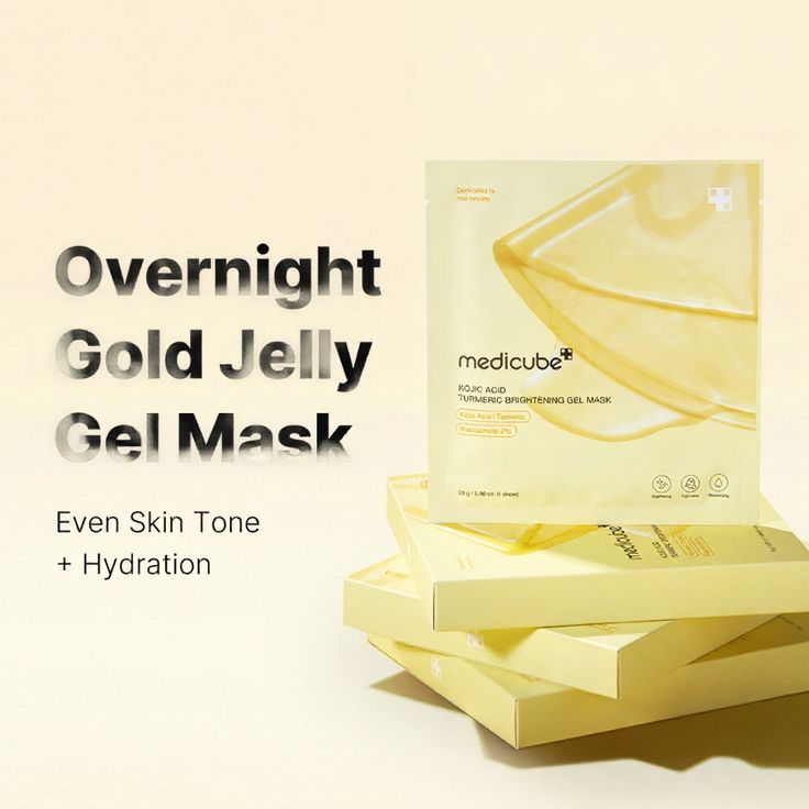 Medicube KOJIC ACID TURMERIC BRIGHTENING GEL MASK